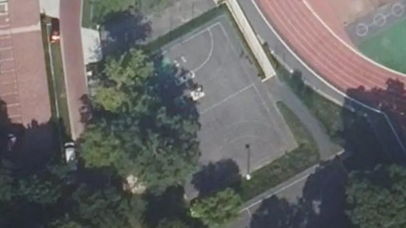 Vue aérienne du spot Stade des Fontaines