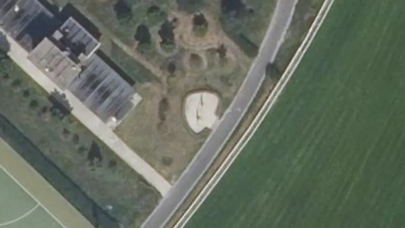 Vue aérienne du spot Piscine d'Auteuil