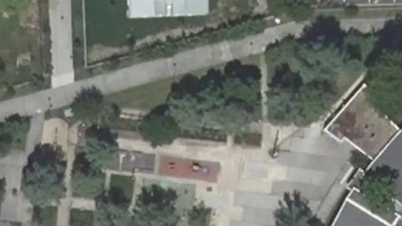 Vue aérienne du spot Esplanade des libertés