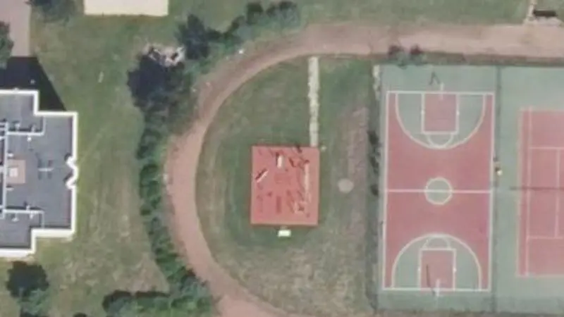 Vue aérienne du spot Jardin de la Ferme de Moulon