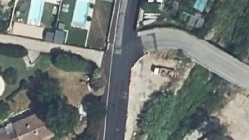 Vue aérienne du spot Parcours santé Chemin de Carel