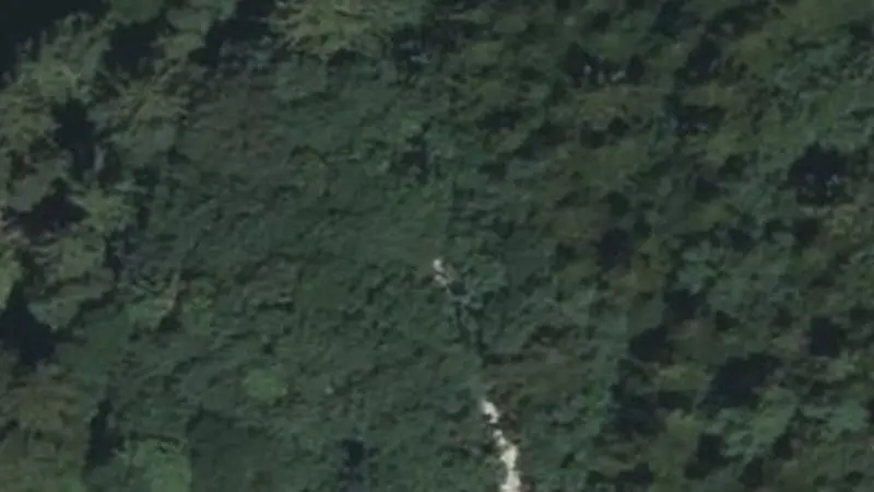 Vue aérienne du spot Street workout Le Chambon-sur-Lignon, Chemin du Bois de Peaure