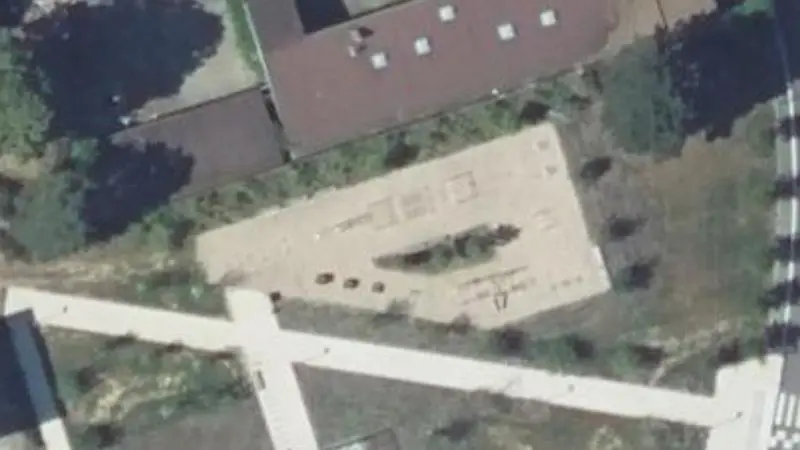 Vue aérienne du spot Site Multisports Bitola