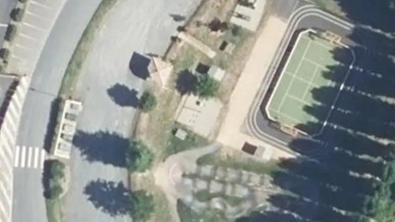 Vue aérienne du spot Citystade + Pumptrack