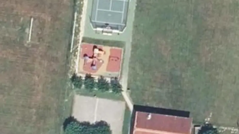 Vue aérienne du spot Equipements sportifs de la Plaine des Sports