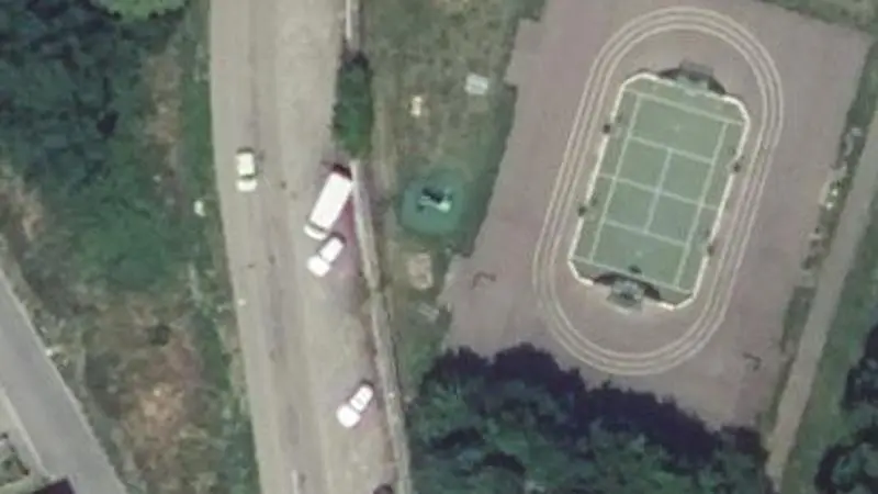 Vue aérienne du spot Complexe sportif du COSEC "Adrien Roth"