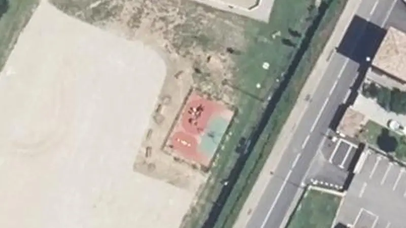 Vue aérienne du spot Aire de loisirs