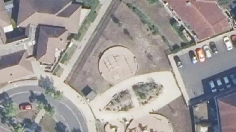 Vue aérienne du spot Parc de l'Aviateur