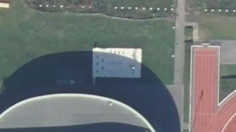 Vue aérienne du spot Stade Robert Poirier