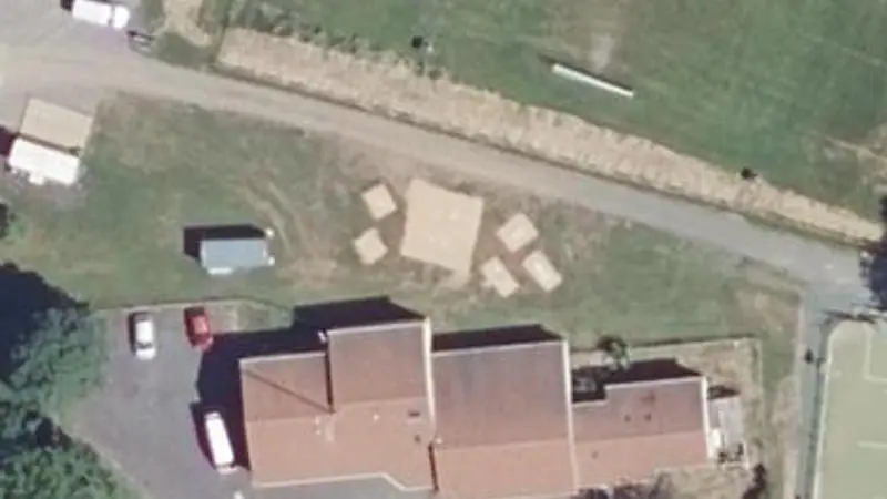 Vue aérienne du spot Complexe sportif - Saint-Genès-Champanelle