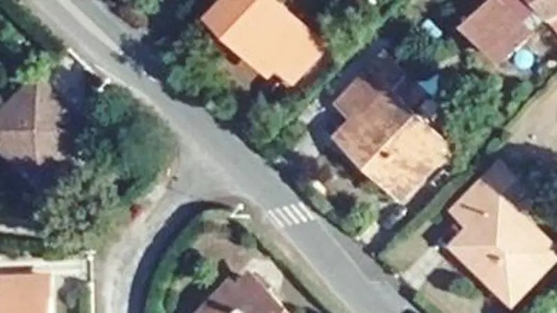 Vue aérienne du spot Aire sportive