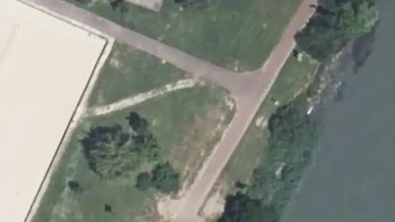 Vue aérienne du spot Stade des Combes