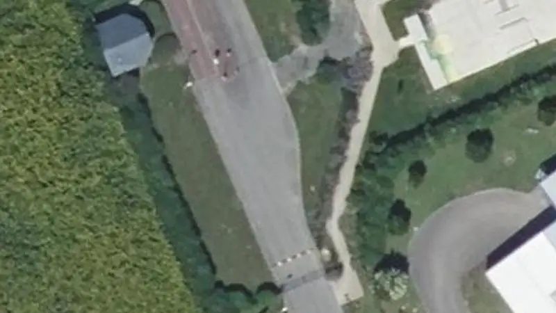 Vue aérienne du spot Espace sports et loisirs