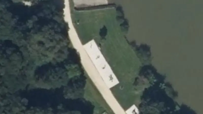 Vue aérienne du spot Espace vert de Tohannic
