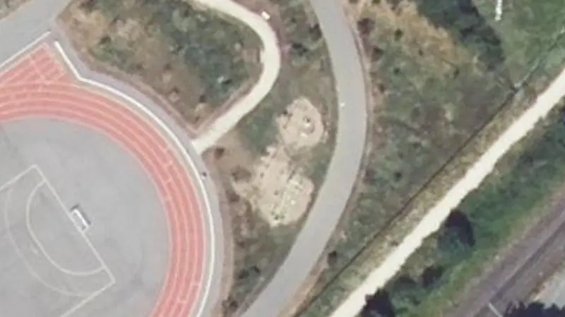 Vue aérienne du spot Complexe Sportif de la Grangette
