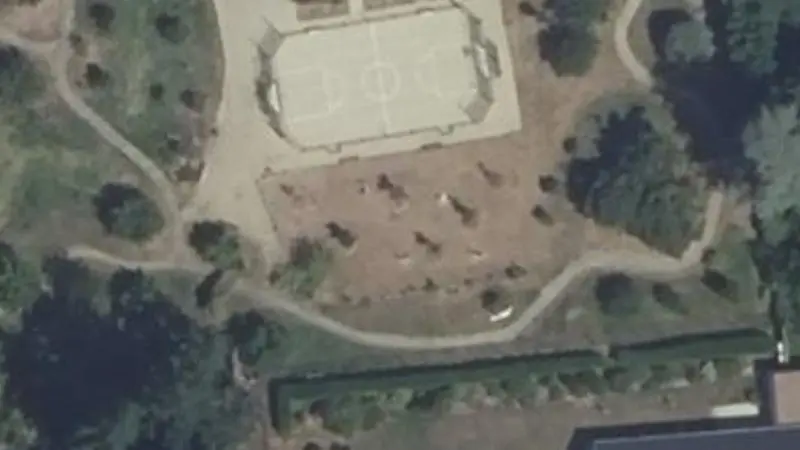 Vue aérienne du spot La Sapinière
