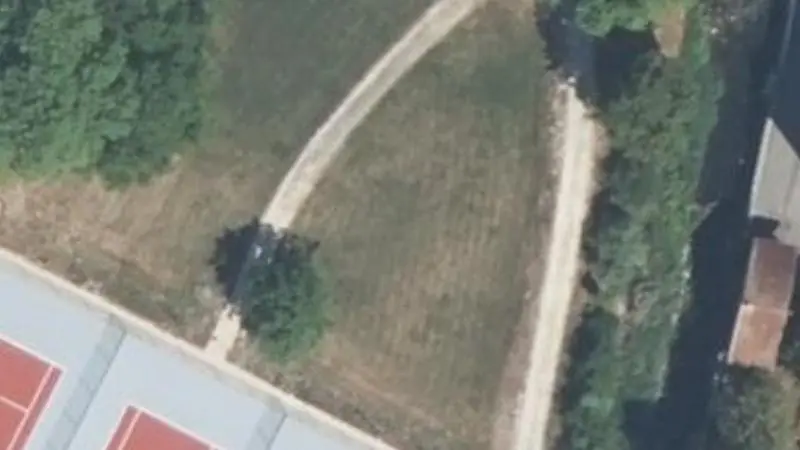 Vue aérienne du spot Complexe Sportif du Paradis