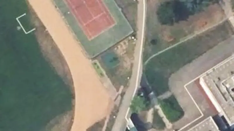 Vue aérienne du spot Ecole Centrale