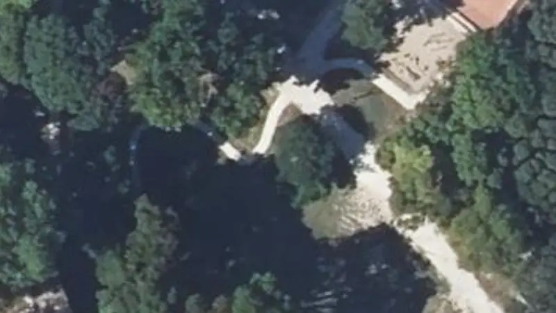 Vue aérienne du spot Piscine municipale