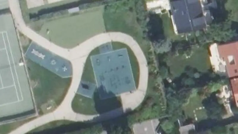 Vue aérienne du spot Stade Municipal