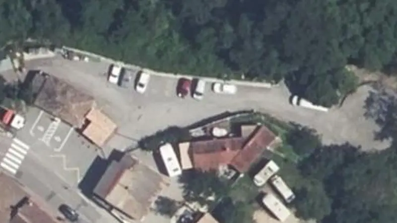 Vue aérienne du spot Site de la Courbaisse