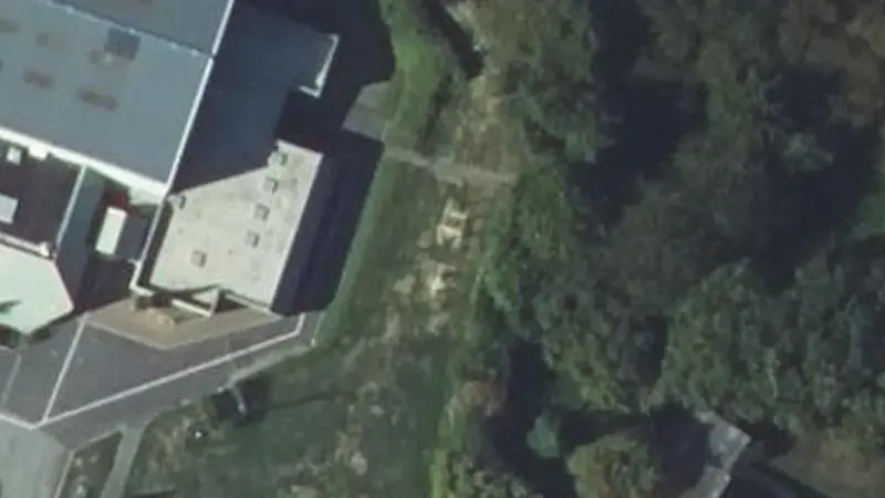 Vue aérienne du spot Salle polyvalente