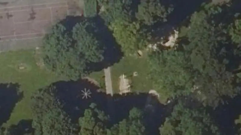Vue aérienne du spot Parc du Château