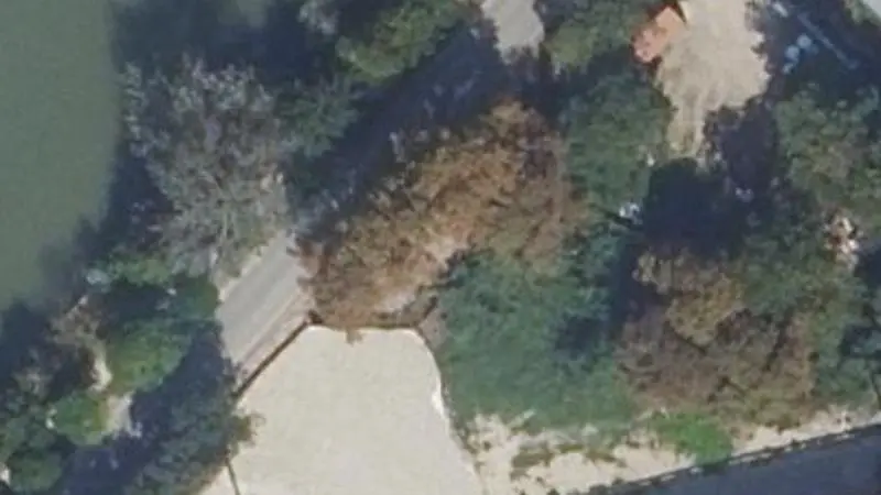 Vue aérienne du spot Le Spot