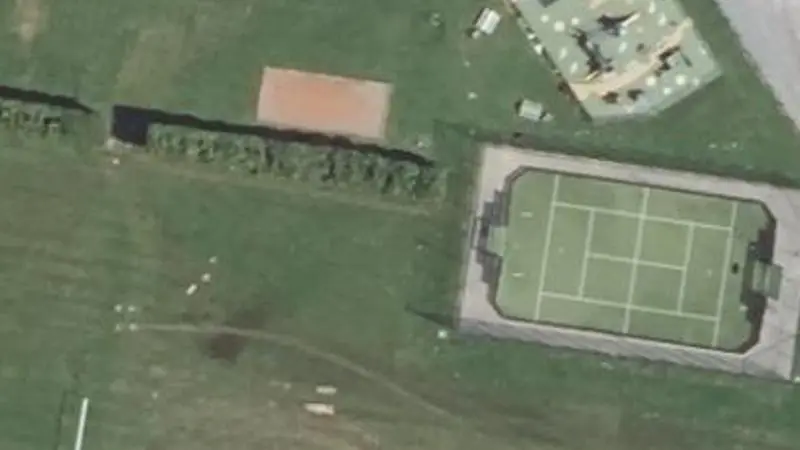 Vue aérienne du spot Stade