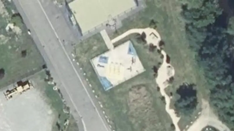 Vue aérienne du spot Piscine Intercommunale