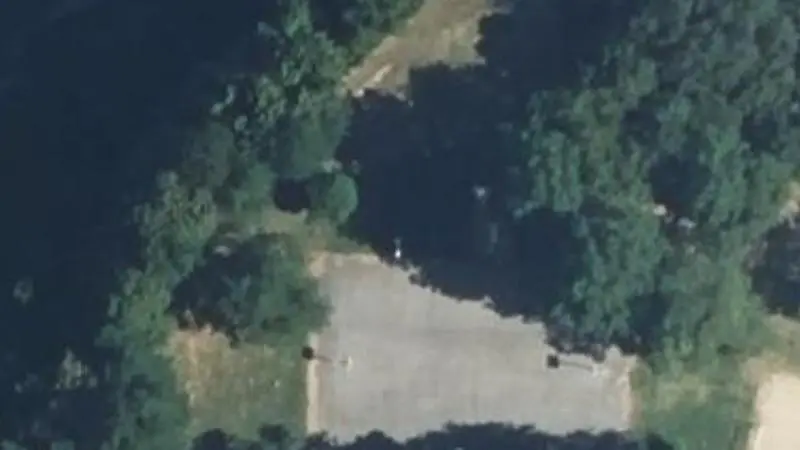 Vue aérienne du spot Plateau Sportif