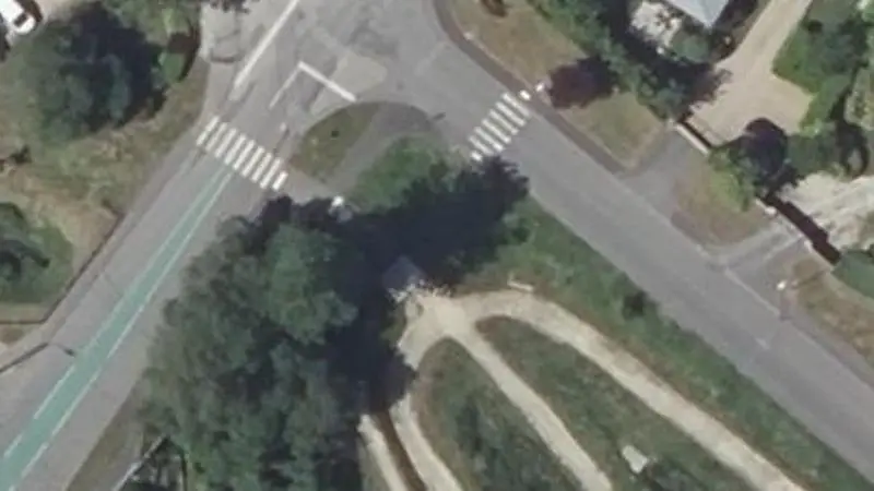 Vue aérienne du spot Vallée verte, rue d'Ouessant