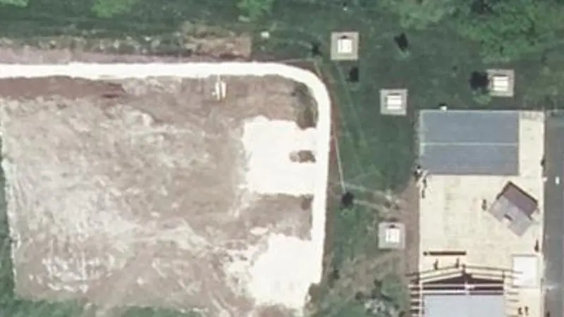 Vue aérienne du spot Pôle de loisirs inclusif du Vieux Moulin